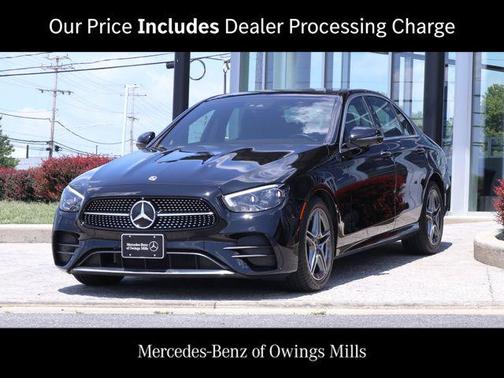 Black 2023 Mercedes-Benz E-Class 4MATIC