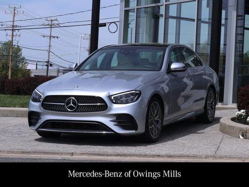 Silver 2023 Mercedes-Benz E-Class 4MATIC