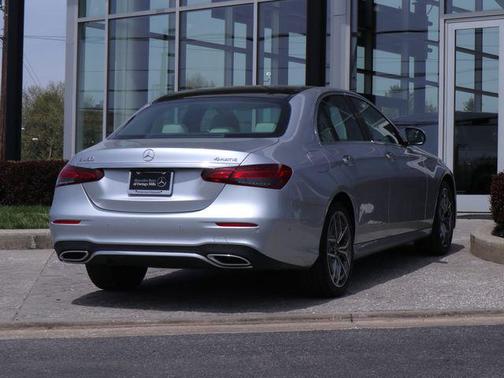 Silver 2023 Mercedes-Benz E-Class 4MATIC