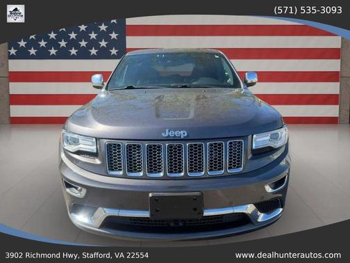 Gray 2015 Jeep Grand Cherokee Summit