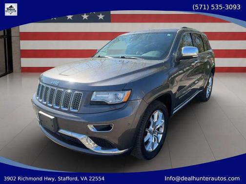 Gray 2015 Jeep Grand Cherokee Summit