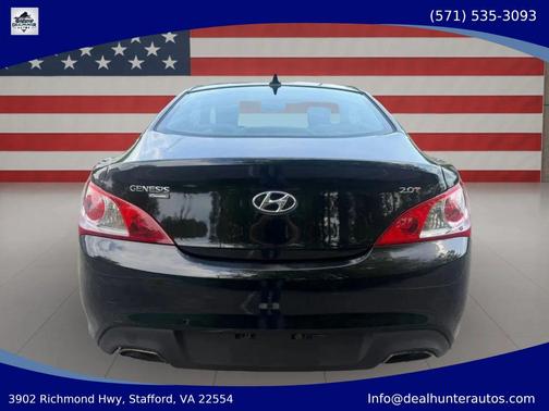 Black 2012 Hyundai Genesis Coupe 2.0T Premium