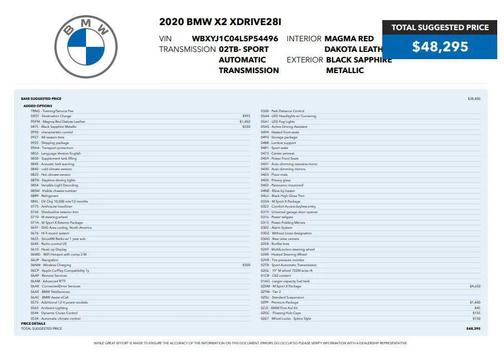 2020 BMW X2 xDrive28i