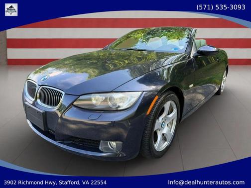 Blue 2008 BMW 328 328i Convertible 2D
