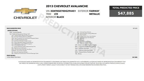 2013 Chevrolet Avalanche LTZ