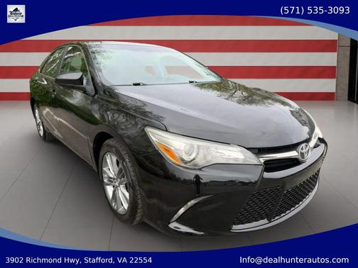 Black 2015 Toyota Camry SE