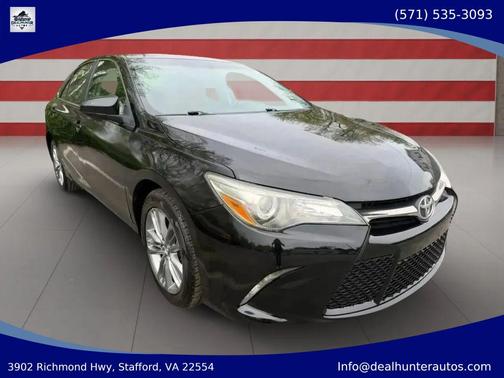 Black 2015 Toyota Camry SE