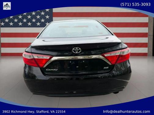 Black 2015 Toyota Camry SE