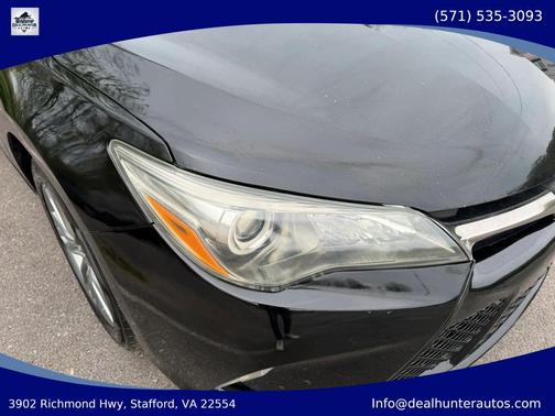 Black 2015 Toyota Camry SE