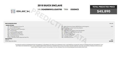 Gray 2018 Buick Enclave Essence