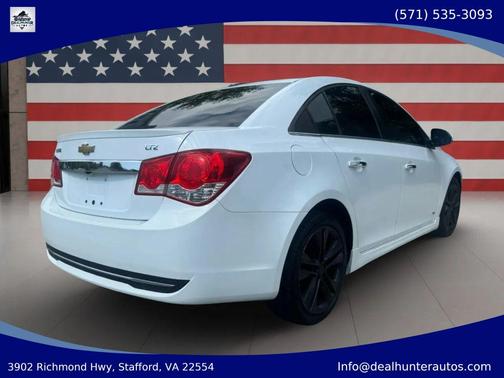 Summit White 2015 Chevrolet Cruze LTZ