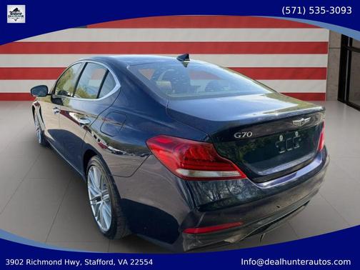 Adriatic Blue 2021 Genesis G70 2.0T RWD
