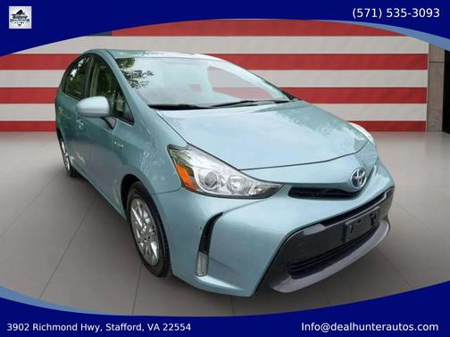 Blue 2015 Toyota Prius v Three