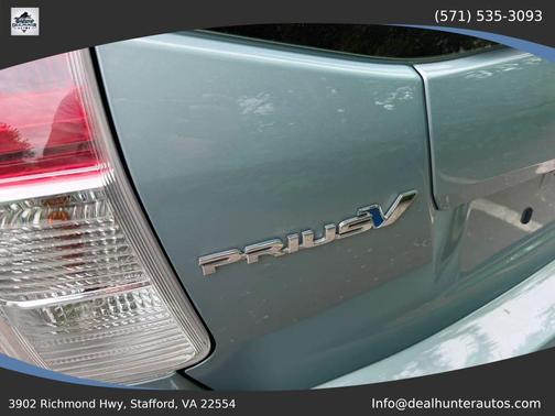 Blue 2015 Toyota Prius v Three