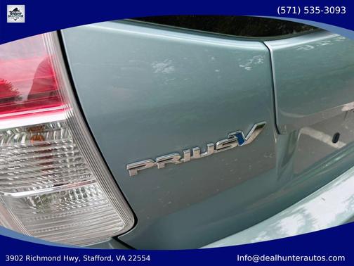 Blue 2015 Toyota Prius v Three