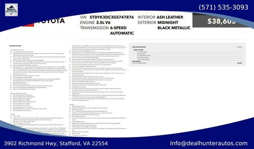 2016 Toyota Sienna XLE Premium