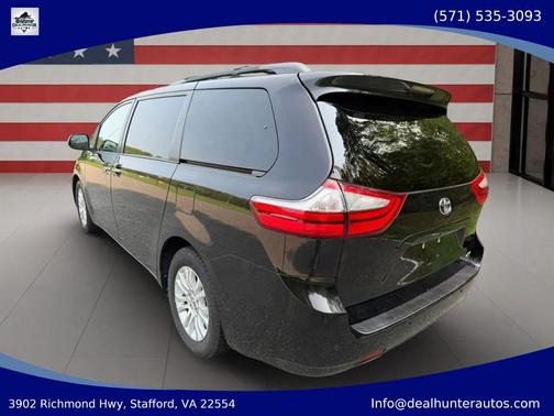 Black 2016 Toyota Sienna XLE Premium