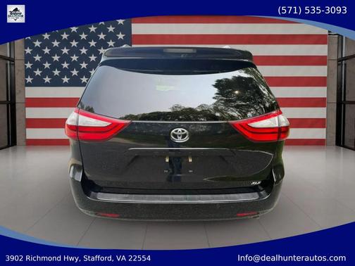 Black 2016 Toyota Sienna XLE Premium