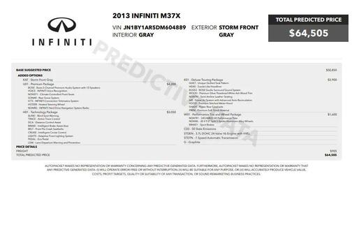 2013 INFINITI M37x Base