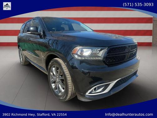 Black 2018 Dodge Durango GT