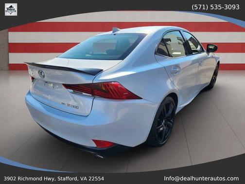 White 2018 Lexus IS 300 Base