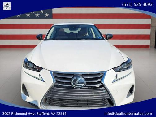 White 2018 Lexus IS 300 Base