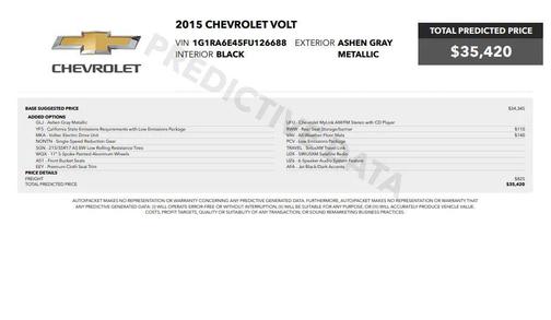 2015 Chevrolet Volt Base
