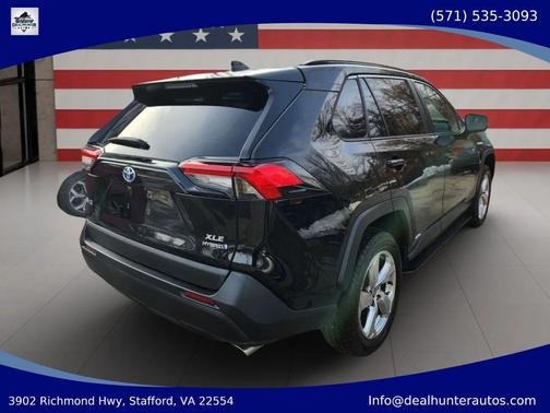 Midnight Black Metallic 2021 Toyota RAV4 Hybrid XLE Premium