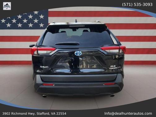 Midnight Black Metallic 2021 Toyota RAV4 Hybrid XLE Premium
