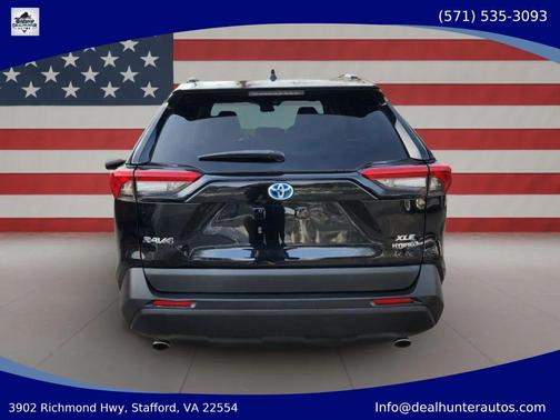 Midnight Black Metallic 2021 Toyota RAV4 Hybrid XLE Premium
