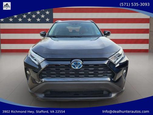 Midnight Black Metallic 2021 Toyota RAV4 Hybrid XLE Premium
