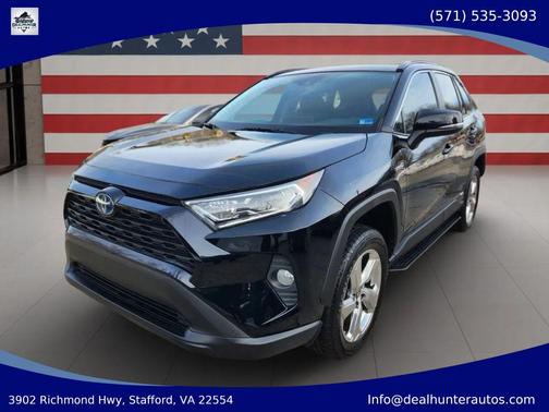 Midnight Black Metallic 2021 Toyota RAV4 Hybrid XLE Premium