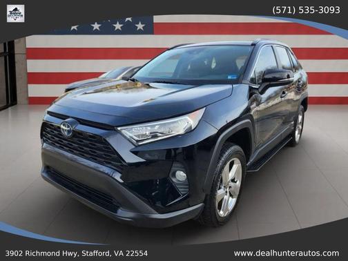 Midnight Black Metallic 2021 Toyota RAV4 Hybrid XLE Premium