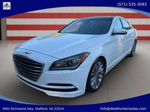 Casablanca White 2015 Hyundai Genesis 3.8