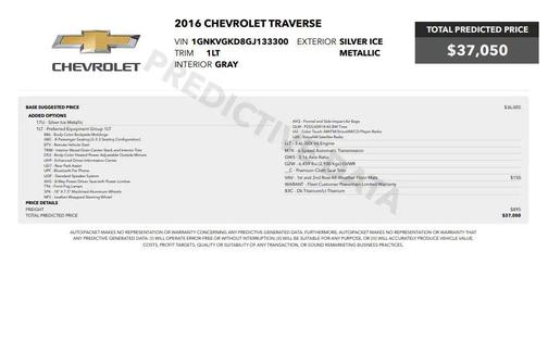 2016 Chevrolet Traverse 1LT