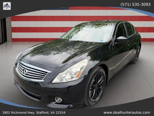Black 2013 INFINITI G37x Base