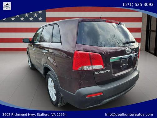 Dark Cherry 2012 Kia Sorento LX