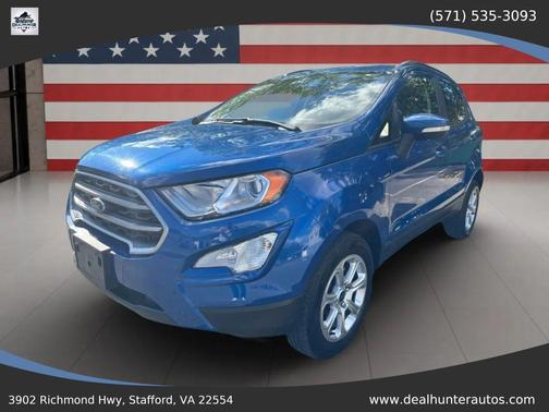 Blue 2018 Ford EcoSport SE