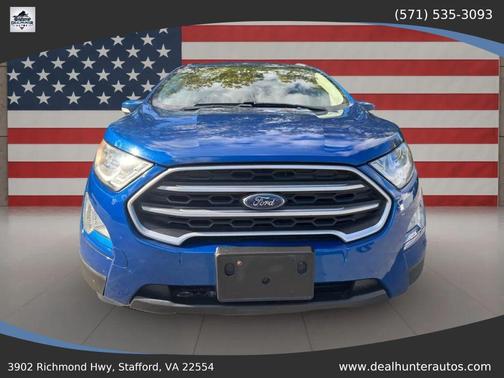 Blue 2018 Ford EcoSport SE