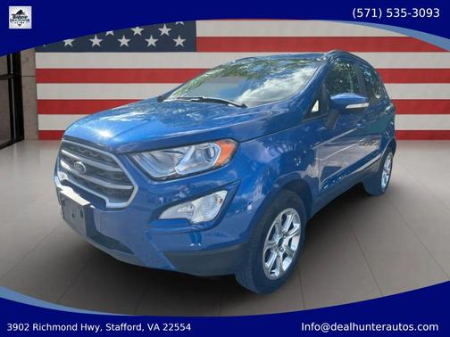 Blue 2018 Ford EcoSport SE