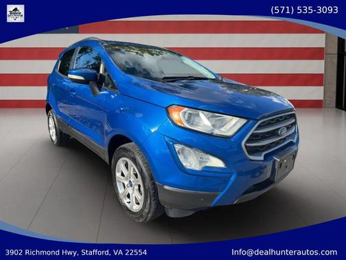 Blue 2018 Ford EcoSport SE