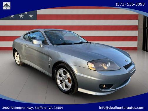 Blue 2006 Hyundai Tiburon GS