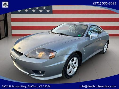Blue 2006 Hyundai Tiburon GS