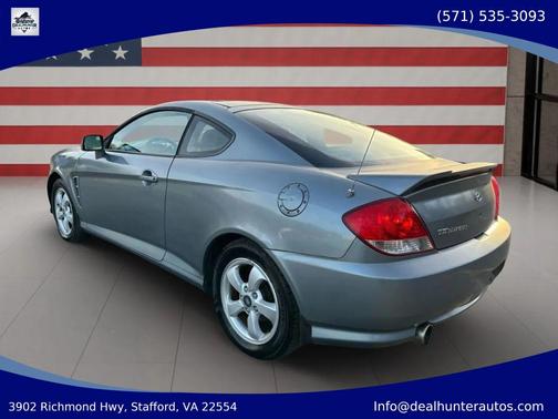 Blue 2006 Hyundai Tiburon GS