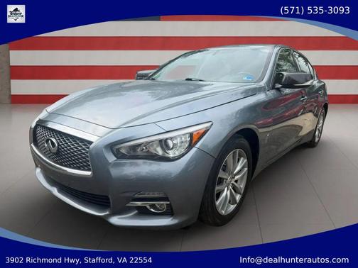 Blue 2015 INFINITI Q50 Base
