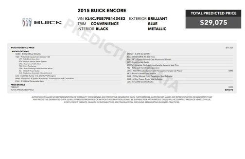 2015 Buick Encore Convenience