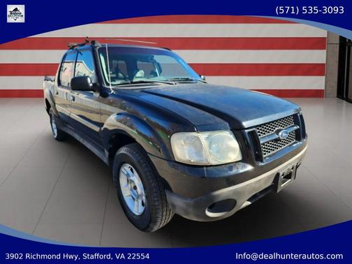 Black 2003 Ford Explorer Sport Trac XLS