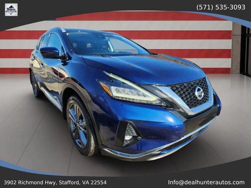 Blue 2020 Nissan Murano Platinum FWD