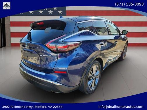 Blue 2020 Nissan Murano Platinum FWD