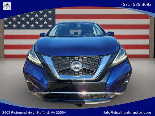 Blue 2020 Nissan Murano Platinum FWD